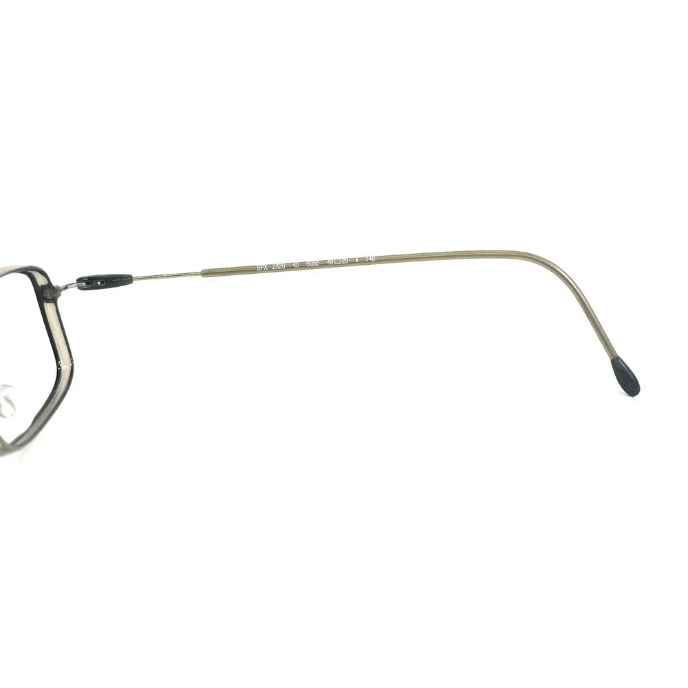 Silhouette Eyeglasses Frames SPX 2820 40 6055 Clear Grey Rectangular 49-20-140